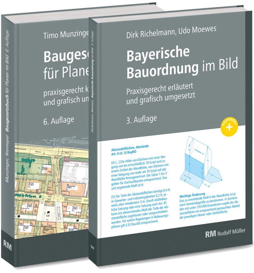 Baugesetzbuch für Planer im Bild + Bayerische Bauordnung im Bild - Buchpaket