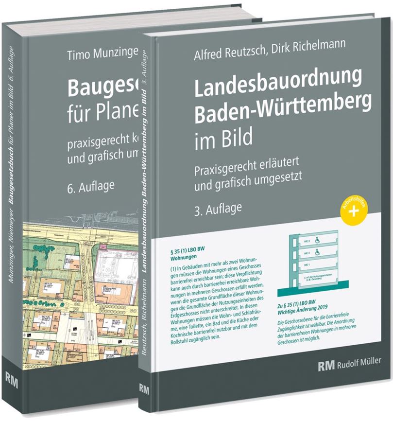 Baugesetzbuch für Planer im Bild + Landesbauordnung Baden-Württemberg im Bild - Buchpaket