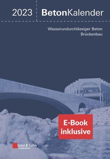 Beton-Kalender 2023, m. 1 Buch, m. 1 EBOOK, 2 Teile - EINZELBEZUG