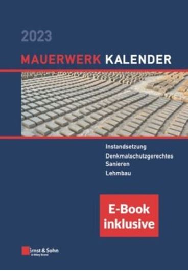 Mauerwerk-Kalender 2023 - Fortsetzungsbezug