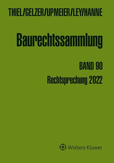 Baurechtssammlung Band 90