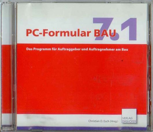 PC-Formular Bau CD-ROM  Version 7.1