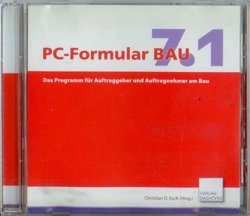 PC-Formular Bau CD-ROM  Version 7.1