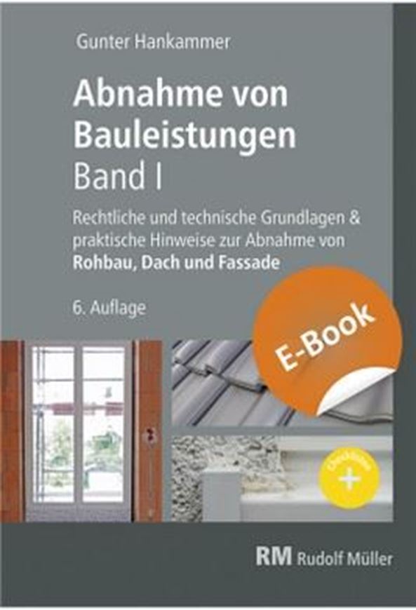 Abnahme von Bauleistungen, 6.A. Band I - E-Book (PDF)