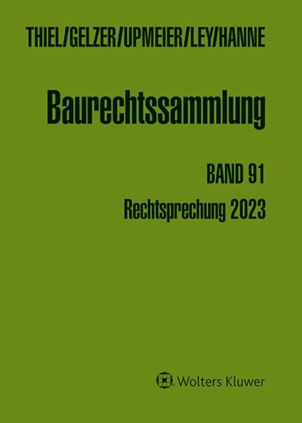 Baurechtssammlung Band 91