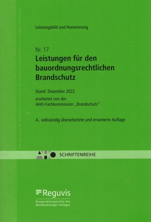 Leistungen für den bauordnungsrechtlichen Brandschutz