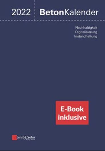Beton-Kalender 2022 eBundle Print + PDF EINZELBEZUG