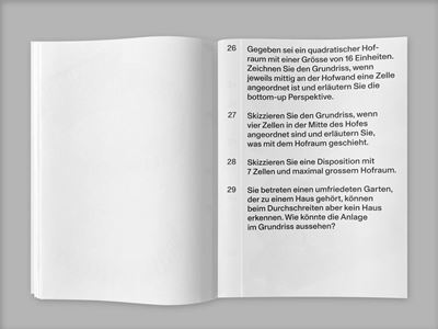 77 Fragen zum Architektonischen Raum.