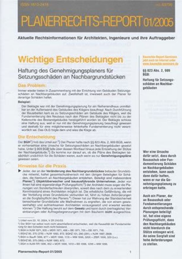 Planerrechts-Report