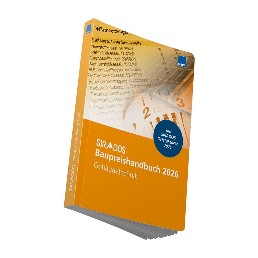 SIRADOS Baupreishandbuch 2026 Gebäudetechnik