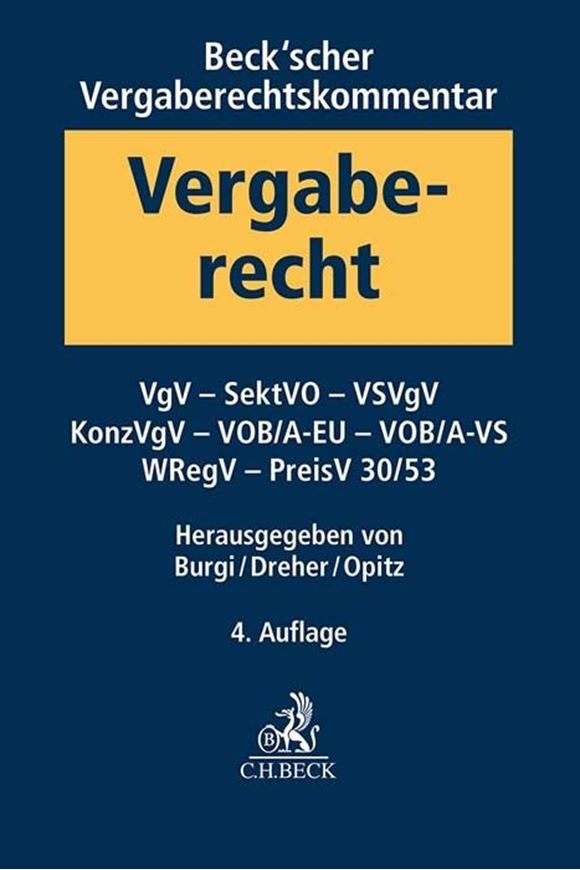 Beck'scher Vergaberechtskommentar Band 2