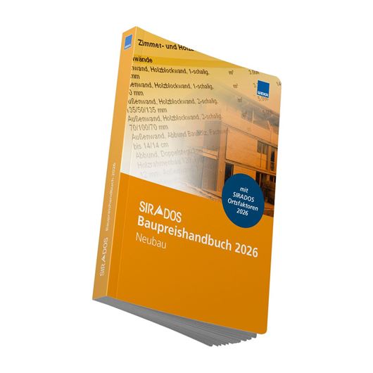 SIRADOS Baupreishandbuch 2026 Neubau