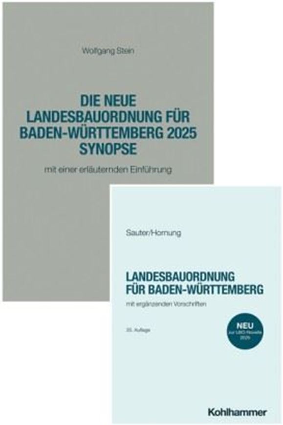 Landesbauordnung für Baden-Württemberg PAKET aus 2 Bänden