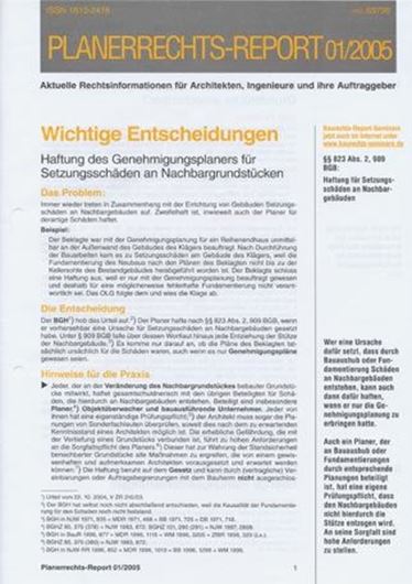 Planerrechts-Report