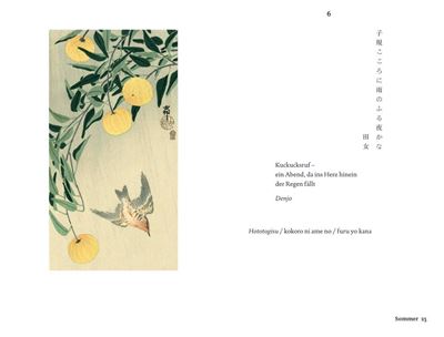 Haiku der Jahreszeiten.