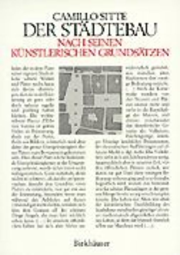 Der Städtebau nach seinen künstlerischen Grundsätzen