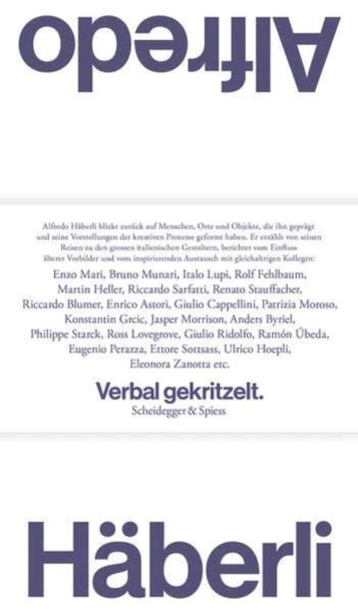 Alfredo Häberli - Verbal gekritzelt