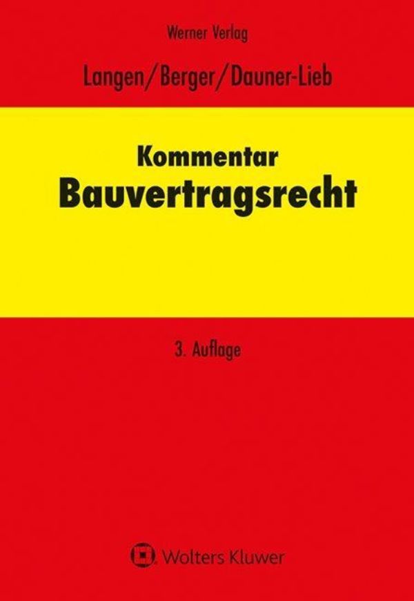 Kommentar Bauvertragsrecht