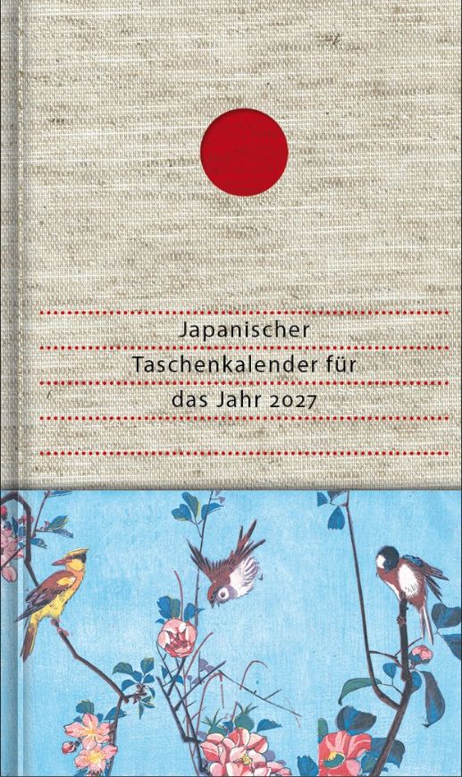 Japanischer Taschenkalender für das Jahr 2027